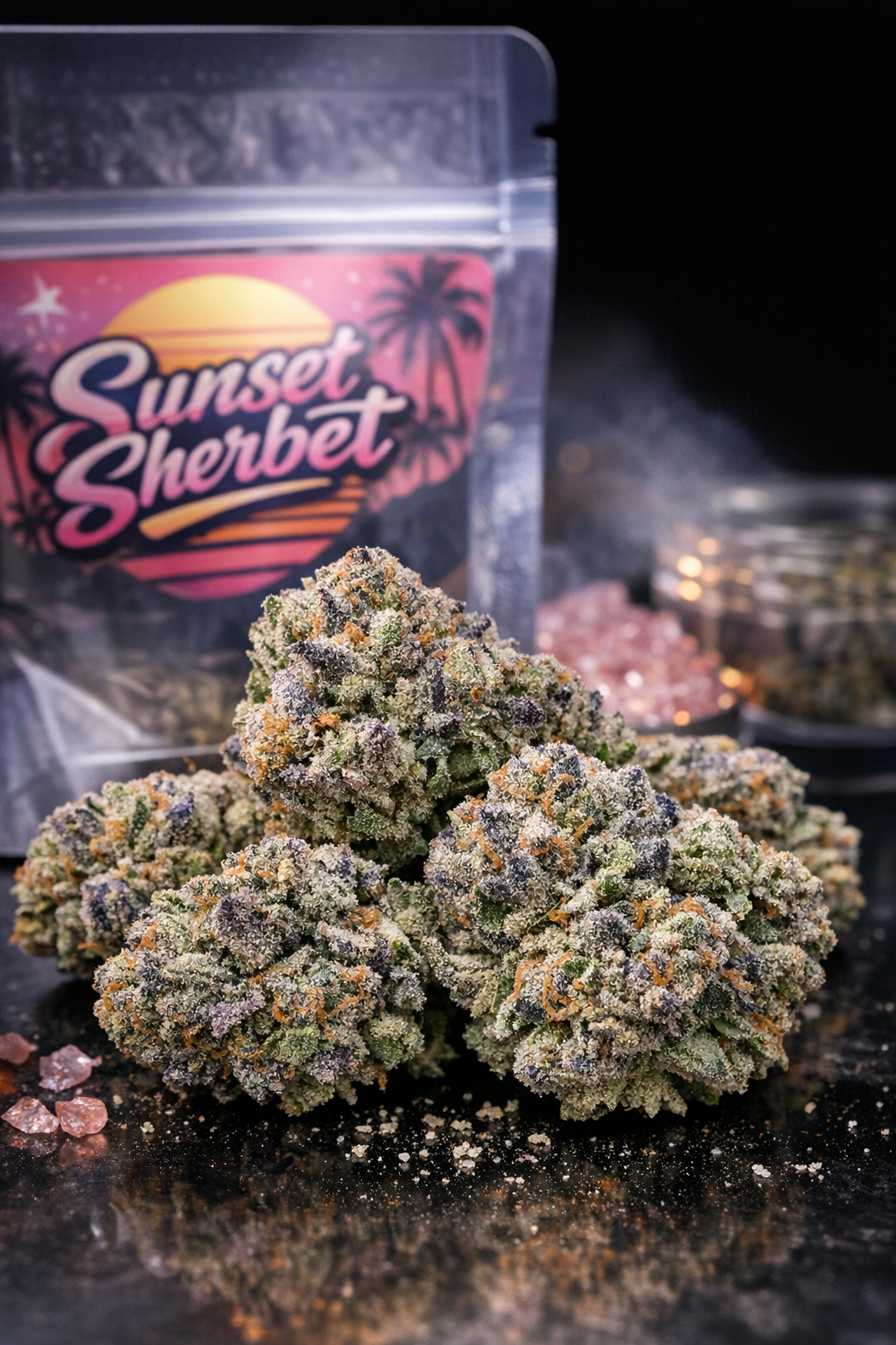 Sunset Sherbet Cali Weed CBD – Fleur Cali Premium